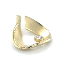 Gouden hanger fantasie met zirkonia14 karaat - 601250 Gouden hanger fantasie met zirkonia14 karaat - 601250