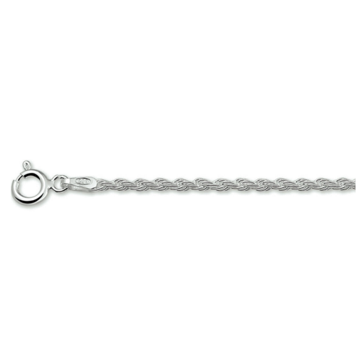 armband koord zilver 18cm - 601260