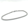 armband vossestaart rond zilver 18cm - 601261