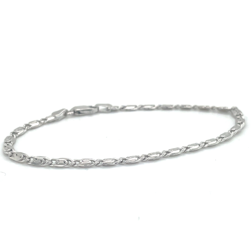 armband grieks fijne schakel in zilver 18 cm - 601263