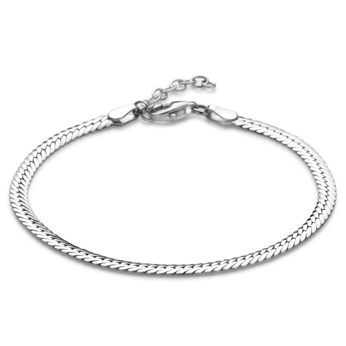 armband gourmette zilver 17 + 3 cm - 601266