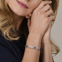 armband met fantasie schakel zilver 18 cm 5mm - 601267