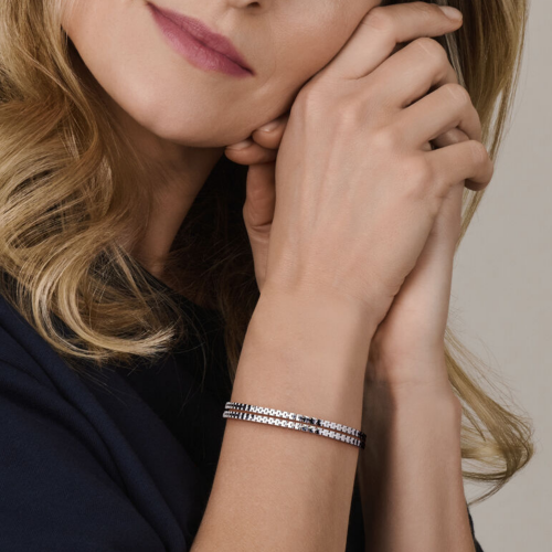 armband met fantasie schakel zilver 18 cm 5mm - 601267