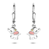 oorhangers olifant zirkonia brisur haak 23 mm - 601270