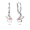 oorhangers olifant zirkonia brisur haak 23 mm - 601270
