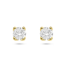 gouden oorknoppen met lab grown diamant 1.0ct (2x 0.50ct) h si 5,5 mm - 601271 gouden oorknoppen met lab grown diamant 1.0ct (2x 0.50ct) h si 5,5 mm - 601271