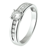 dames ring zilver met veel zirkonia maat 54 - 601276