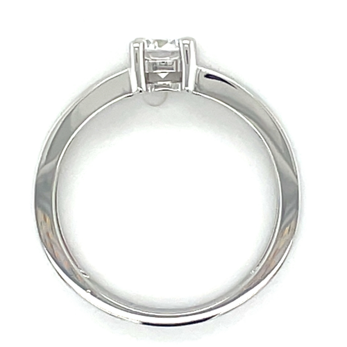 dames ring zilver met veel zirkonia maat 54 - 601276