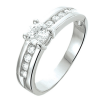 dames ring zilver met veel zirkonia maat 54 - 601276