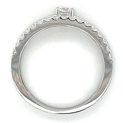 dames ring zilver met veel zirkonia maat 54 - 601280