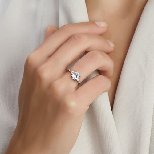 damesring trilogie met 3 zirkonia steentjes in zilver maat 52 - 601282 damesring trilogie met 3 zirkonia steentjes in zilver maat 52 - 601282