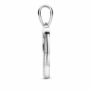 hanger hartje met zirkonia steentjes in zilver 21 mm - 601286