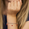 armband zilver met rood emaille fruit aardbei kers en appel 13 + 3 cm - 601288 armband zilver met rood emaille fruit aardbei kers en appel 13 + 3 cm - 601288