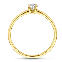 diamant Lab grown gouden ring 0.25ct g vs in maat 54 - 601299