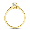 gouden ring met zirkonia steen 54 - 601301