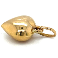 kleine hanger goud hartje 13mm bol - 601320