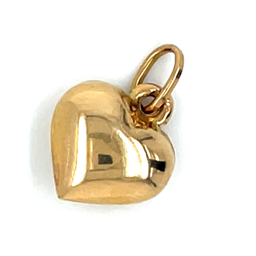 kleine hanger goud hartje 13mm bol - 601320