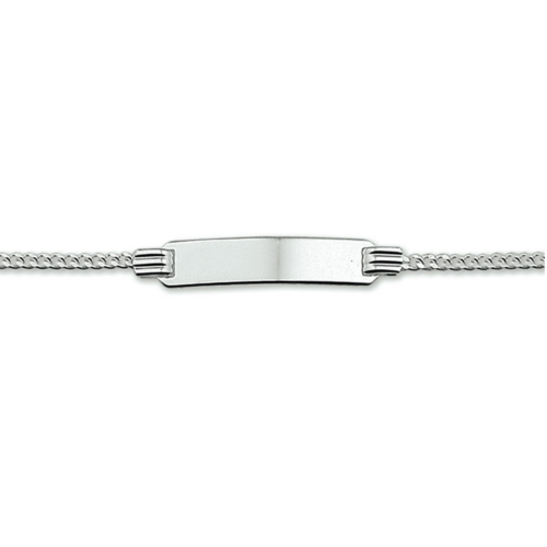 Zilveren kinderen graveerarmband met gourmetschakel 11-13cm - 601331 Zilveren kinderen graveerarmband met gourmetschakel 11-13cm - 601331