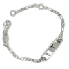 kinder graveerarmband figaro zilver 9 - 11 cm - 601332