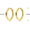 kleine gouden klapoorringen 12mm - 601337