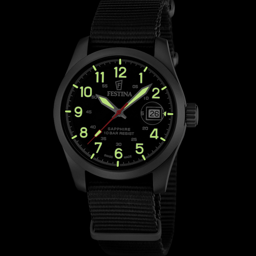 Festina heren horloge F20082-3 swiss made - 601344