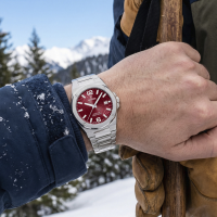 Festina heren horloge F20093-5 swiss made rood vallée - 601347