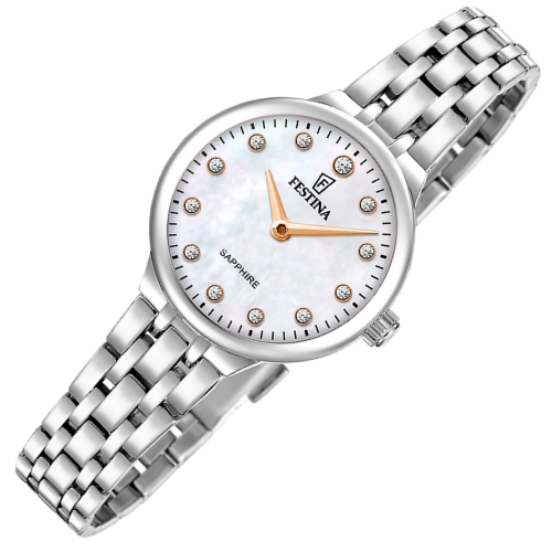 Festina dames horloge met saffier glas F20744-1 - 601350