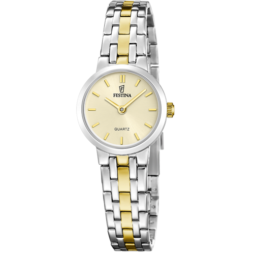 klein Festina dames horloge met blauwe wijzerplaat F20747-2 - 601354