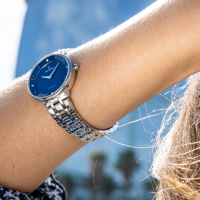 Festina dames horloge met prachtige blauwe wijzerplaat F20600-3 - 601355