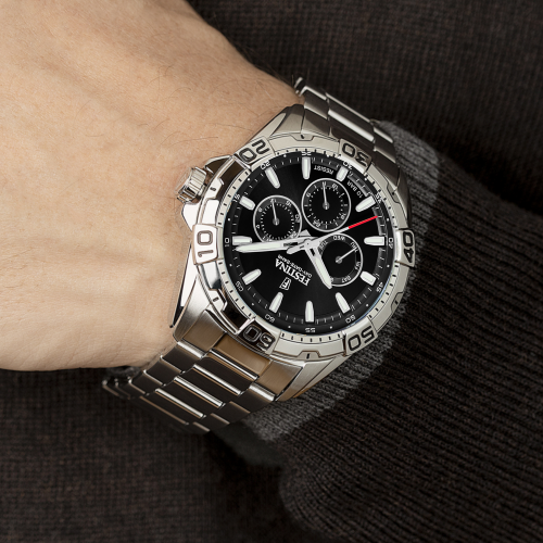 Festina dames staal en ceramic horloge F20623-5 - 601359