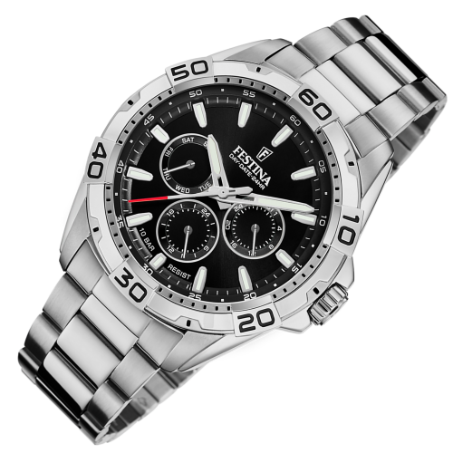 Festina dames staal en ceramic horloge F20623-5 - 601359