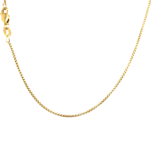 Mori Gold Filté 1,2mm brede Venetiaans schakel, goud gevuld 1/20 45cm - 601368