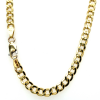 Fjory ketting 4mm Gourmet schakel 50cm goud met zilveren kern. - 601372