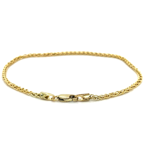 Spiga armband van Fjory  goud emt zilveren kern 18cm - 601373