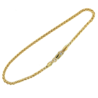 Spiga armband van Fjory  goud emt zilveren kern 18cm - 601373