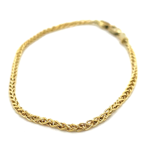 Spiga armband van Fjory  goud emt zilveren kern 18cm - 601373