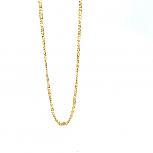 ketting Fjory 1,4mm Gourmet schakel met lengte 45cm - 601383 ketting Fjory 1,4mm Gourmet schakel met lengte 45cm - 601383