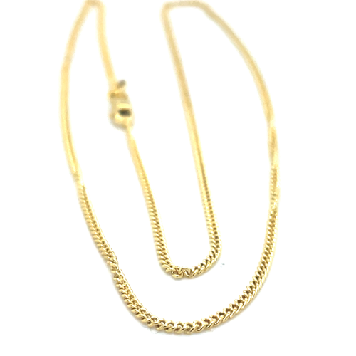 ketting Fjory 1,4mm Gourmet schakel met lengte 45cm - 601383 ketting Fjory 1,4mm Gourmet schakel met lengte 45cm - 601383