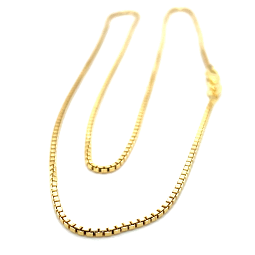 collier goud met zilveren kern van fjory 1.4mm Venetiaans 45cm - 601386