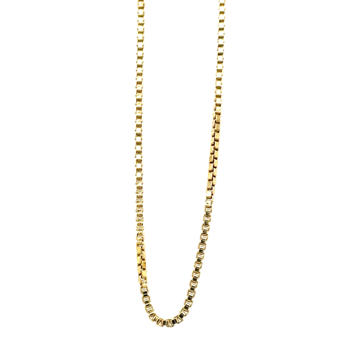 collier goud met zilveren kern van fjory 1.4mm Venetiaans 45cm - 601386