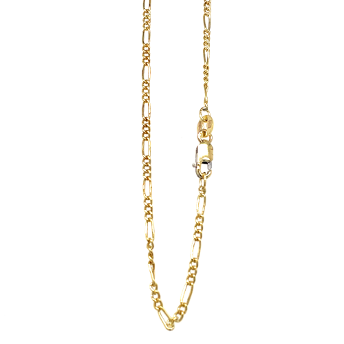 Fjory gouden ketting 2,0mm Figaro schakel 50cm. - 601391