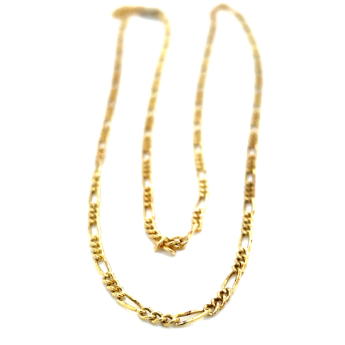 Fjory gouden ketting 2,0mm Figaro schakel 50cm. - 601391