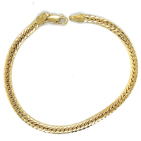 Armband gourmet plat van Fjory 18cm lang - 601392