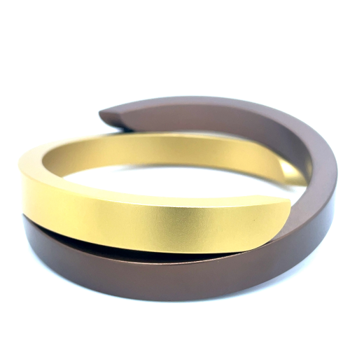 Halve armband C 1 deel brons - 601393