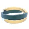 Aluminium Clic by susanne Halve armband C. 1deel Groen A1G - 601394