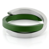 Aluminium Clic by susanne Halve armband C. 1deel Groen A1G - 601394