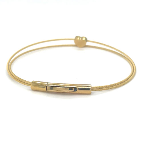Thinking of You hartje armband goudkleur A701GG 18cm - 601395