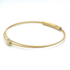 Moederdag armband goudkleur met bloem A705GG 18cm - 601397