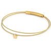 Moederdag armband goudkleur met bloem A705GG 18cm - 601397