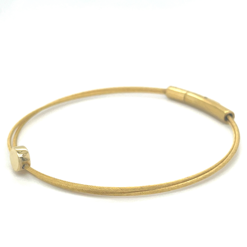 Moederdag armband goudkleur met cirkel A705GG 18cm - 601398